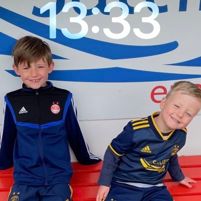 Daddy to Liam and Lewis. Aberdeen fc