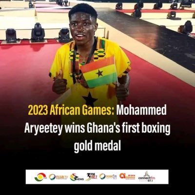 African Games 2023 Gold medalist 🥇 SWAG “Best Professional Boxer of the Year 2021” nominee 🇬🇭 Professional  National Flyweight Champion.