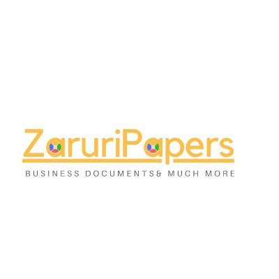zaruripaper's profile picture. We offer a wide range of templates, from contracts to resumes, designed to meet the needs of entrepreneurs, professionals, and businesses.