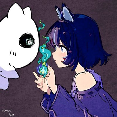 博多弁化け猫ライバー🐾👻かすみ ねあ と申します！/お迎えは基本IRIAM活動者さんの中から気になった方に送ってます/ヘッダー作成(@Himekami78)