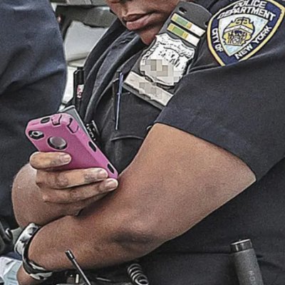 Tag me or send me photos of NYPD cops wasting time on their cellphones and I'll repost