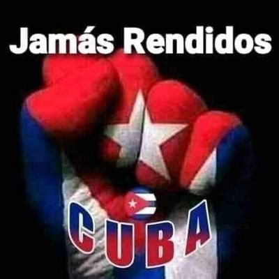 Soy lo que ves, un 🇨🇺 de pura cepa, antiimperialista y comprometido con la Revolución.