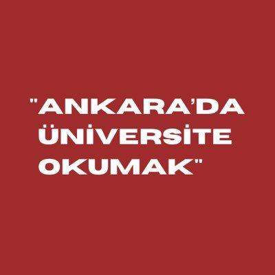 📍Üniversiteye ve Ankara'ya dair her şey. 😍Ankara'da üniversite okuyan öğrencilerin buluşma noktası. Bizi takipte kal.💫