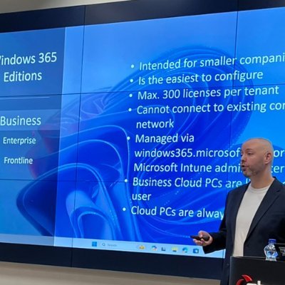 Microsoft MVP | Nerdio NVP | https://t.co/8xchB90Mq6 | Talks about Windows 365, Azure Virtual Desktop and Intune