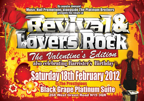Looking for fun loving mature ravers to let their hair down to the sounds of Reggae, Revival, Soul and Rare Grooves.
BBP: 2268F5E2
FB: Music-Hall Prom