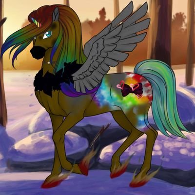 Species: horse dragon, Gender: female, sexualities: straight, likes: men, loyalty, honesty, colours, wildlife. Colours: Blue, black, brown, white, grey 🤍🖤🤎🩶