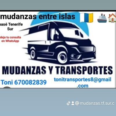 Somos una empresa de Mudanzas y Transportes del sur de Tenerife para más información 670082839