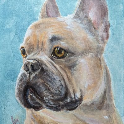 Artist who loves to honor furry family members with an awesome pet portrait 🖌️