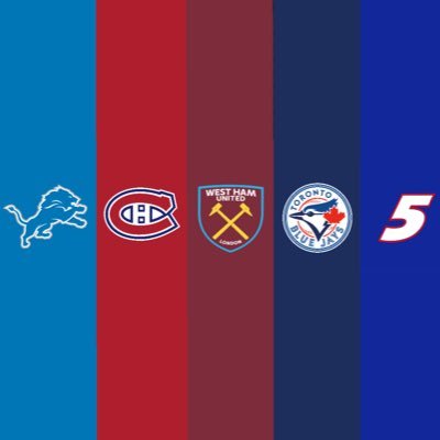 (Habs)(West ham)(Blue-Jays)(KyleLarson & Hendrick MotorSports) and (Detroit Lions) fan that is very sad… God is #1… Have a Good Day..