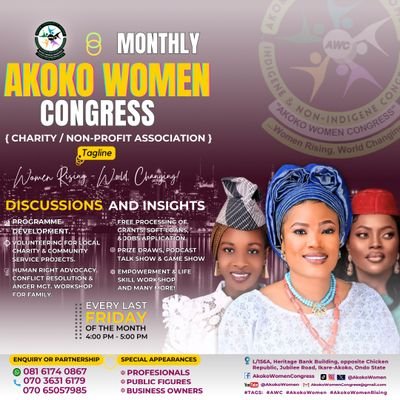 Akoko_tv's profile picture. Community of passionate women from various professions & backgrounds who share a connection to Akoko communities, through residency, birth, or marriage