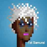sammuraifet's profile picture. The first ever nft project to reward holders for their engagement and activity. discord: discord.ggaarifkara 🧡🤝