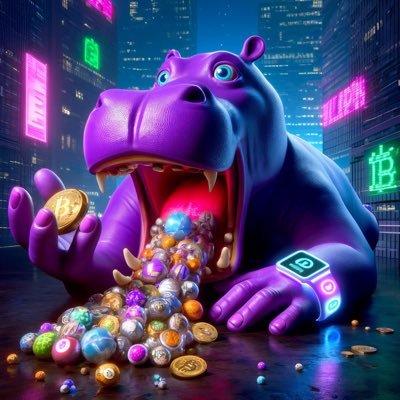 Hangry Hippo is not your ordinary meme; he is a legendary hippo born from the depths of digital hunger. Hangry will eat your fav memes!