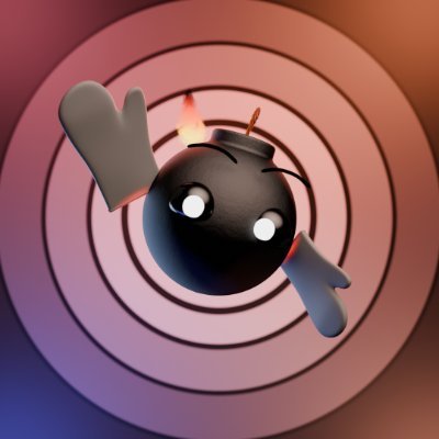 An animating bomb with mittens for hands :D
I animate in Blender!

You're either gonna get shitposts or a bunch of renders 
https://t.co/wKaiGQRfMr