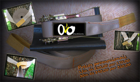 OVOSlacklines's profile picture. OVO Slacklines fabricação própria 15metros de comprimento, largura 50mm, na cor dourado, acompanha CATRACA longa . Pratique um esporte diferente.