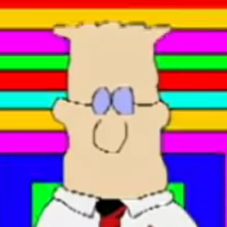 i am a normal individual. come closer. icon and layout from dilbert by cboyardee