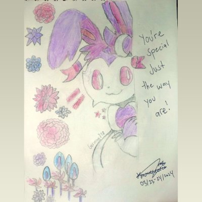*sylveon noises* I play G-Dash, FNF, FNAF, & Colorful Stage. I post stuff about me, hopefully interesting. I have a YT channel (Sub?). PFP & banner by JSnowe.