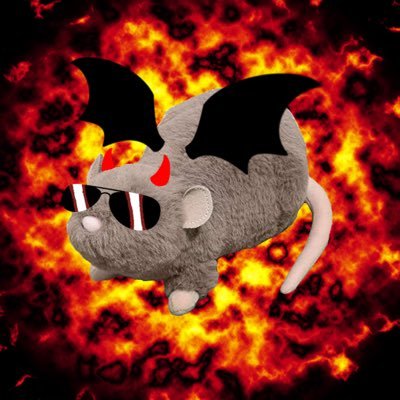 demon rat with the coolest dad ever 🔥 i am also very cool 🔥 hell rat of the rat gang 🔥 he him