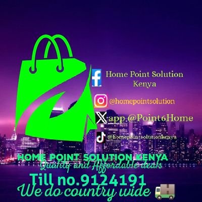 Point6Home's profile picture. Shopping and retail
Call/app 0716739421
Electronics,utensils, carpets, shoes, clothes, bedding etc
