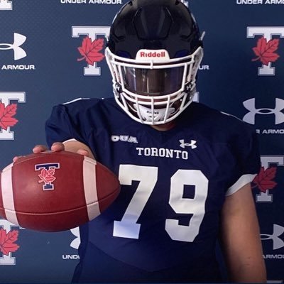 OL | @UofTBluesFB | 6’8 310 | OT/OG| 7’0 wingspan | US Army All-American OT | 3.4 GPA | Phone: (647) 447-9903 Email: jdonaldfootball@gmail.com