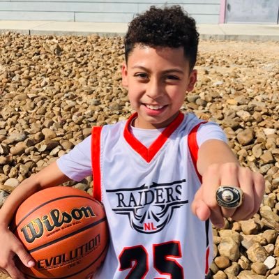 4th grade AAU basketball player for the Next Level Raiders.