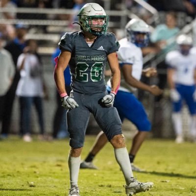 class 2024 / 160Ib / 5’11/ LB,special teams 334-314-1561 / 122 tackles senior season @holtville high school