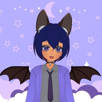 • They/He • Bat Boi Vocaboomer •Amateur Singer • Streaming over on Twitch and sometimes YouTube • Customizable Model By: @KudzuLive2D