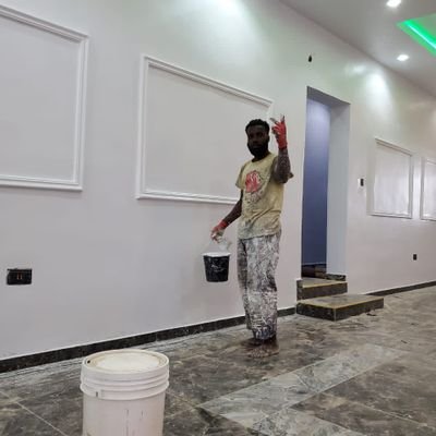 Technical director fredico interior works, specialized on p.o.p, screening, general painting, Wall pepper, tarrolin, stucco, and paint distributor. 08062155039,