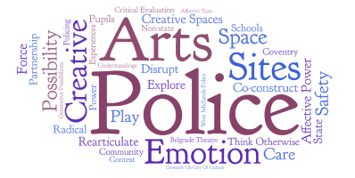 Researching policing with and through the arts:
Prof Jackie Hodgson, @rachlewis_, @Warwick_Law, @WarwickCOPR.