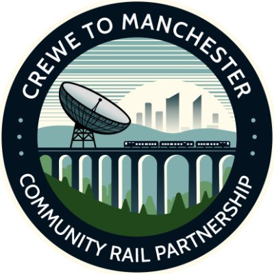 Community Rail Partnership promoting the Crewe to Manchester rail lines via Stockport and Styal/Airport
