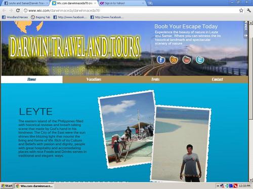 I am darwin maceda the sole owner of darwin travel and tours,, I offer tour packages in Leyte and Samar showcasing the nature beauty, culture and Historical lan
