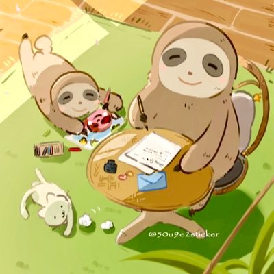 無言フォロー失礼します🙏🏻事務員しながらいろんな動物のスタンプを作ったりイラストの練習をしています。どうぞよろしくお願いします！✨