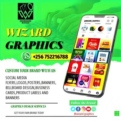 Wîzârd Grâphîcs We do’ Social media flyers,posters,banners,Billboard designs,Business cards and Product labels