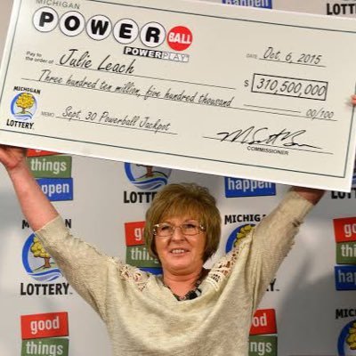 I’m Julie leach lottery giveaway winners I’m given out sum off $100,000 each