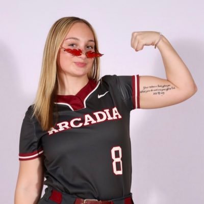 Dakota Fanelli | Arcadia University Softball #8 🖤⚔️❤️