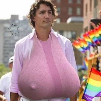 This is a parody, just like the Liberals. Identifying as the first black and now woman prime minister of Canada. Got massive bazookas. Proud member of LGBTQAnon