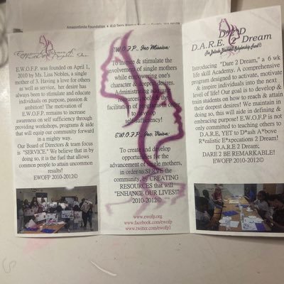 ewofp1's profile picture. A 501 (c)(3) organization benefiting single parent families since 2012. Founder @iamlisanobles