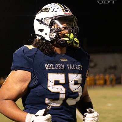 Offensive Tackle, Golden Valley High School Class of 2024, 6’4, 315lbs, 3.4 GPA, NCAA ID:2311170945, https://t.co/AzM9e4buQW