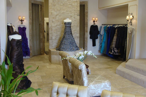 The Quintessential Bride and Formal Wear specializes in stylish haute couture gowns and accessories. Located at Pima and Legacy in the AJ's shopping center.