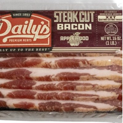 Know when Daily's Steak Cut Applewood Smoked Bacon at Harris Teeter is on sale. @HarrisTeeter