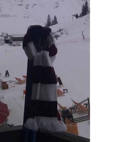 I am a maroon and white scarf and be tweeting my adventures