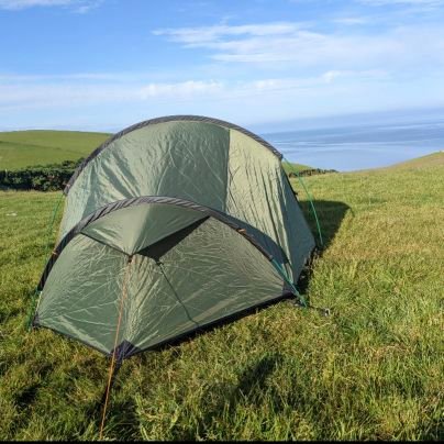 Nearly wild campsite on the Wales Coastal Path. #WCP #Wales