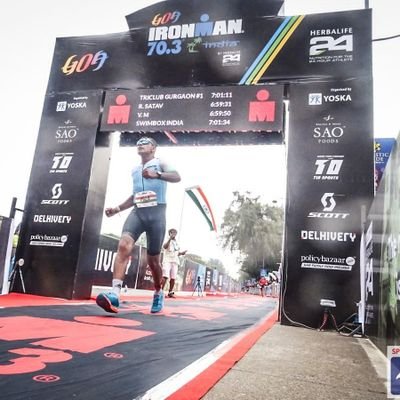 First Officer from CAPF/Paramilitary forces to complete Ironman triathlon
Also done 100 mile and 100 k races