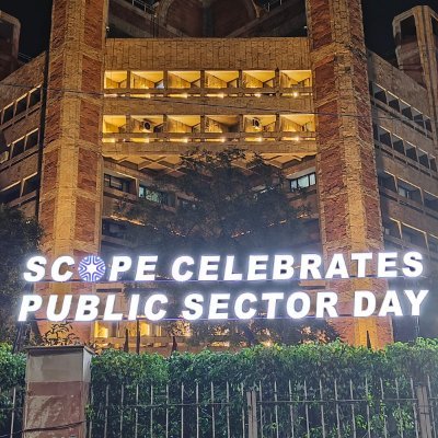 Official Twitter handle of Standing Conference of Public Enterprises (SCOPE), the apex body of Public Sector in India.