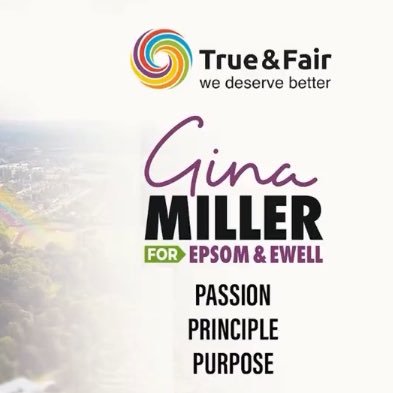 I’m wholeheartedly supporting @thatginamiller as the outstanding candidate to represent Epsom & Ewell in the forthcoming General Election: JOIN ME?!