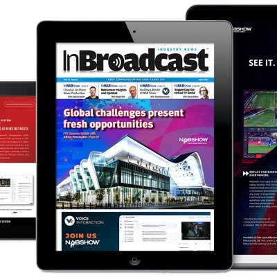 Broadcast industry news’ weekly & monthly, high-quality GLOBAL magazine for Audio, Film, Mobile, Television & Video professionals.