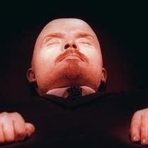 The 150 year old corpse of Lenin, now in Twitter form.