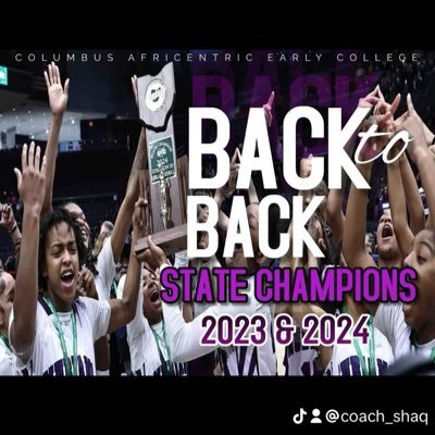 Official Twitter Africentric E C GIRLS🏀 Program! 😈⚫️⛹🏾‍♀️🏀..9️⃣ STATE TITLES: City,Dist,Regional,State#STUDENT-ATHLETES#Back to Back STATE CHAMPIONS