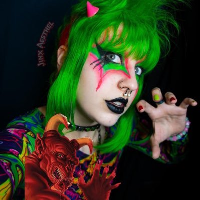 Jinx She/They 😈 Weird Monster Creature 👾👽 Makeup, Fashion, Art, Horror, Metal, Clowns, Cosplay, SFX 🤡 18+ only 👹 links in b!0