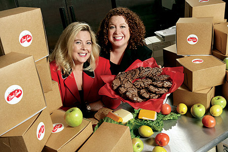 Fresh homemade boxed lunches, breakfast & snacks. Platters available for buffet dining! Delivery to your business meeting, company or event with a dash of fun.