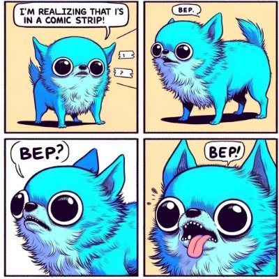 BasicDogComics's profile picture. Comics created by members of the Basic Dog Community using our Discord bot.
Come join the fun and make your own $DOG comic:
https://t.co/eS7eoX3TZ5